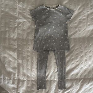Zara KidsGrey Floral Matching Set